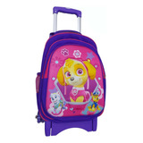 Morral Maleta Bolso Paw Patroll Sky Con Llantas