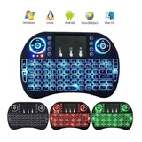 Mini Teclado Inalámbrico Airmouse Android Smart Tv Iluminado