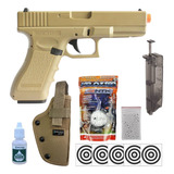 Pistola Airsoft Glock G18 Cyma Cm030 Elétrica Automática 6mm