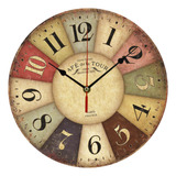 Reloj De Pared Vintage Rústico, Shabby Chic, Para El Hogar,