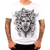 Camiseta Camisa Personalizada Monstro Grega Medusa Filme 2