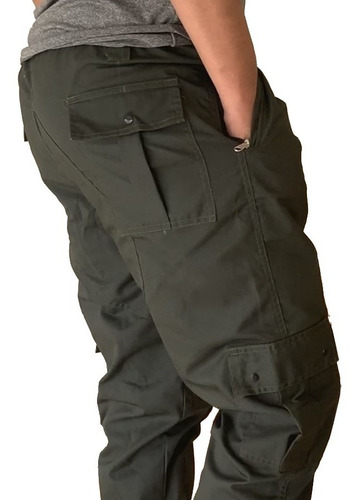 Jogger Dril Camuflado Bota Recta