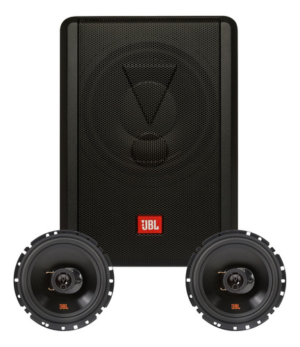 Subwoofer Ativo Jbl 8 Pol Com Par De Alto Falantes 6 Pol 55w