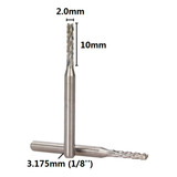 Broca Cortador Fresa 2 Mm Para Pcb Cnc Router 