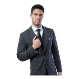 Traje Y Chaleco Hombre Aldo Conti Black (t2257)