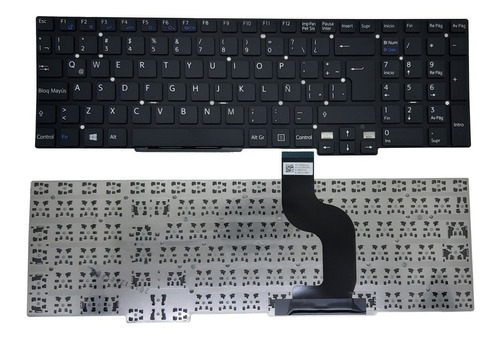 Teclado Negro Para Sony Vaio Svt15 Svt15115cls