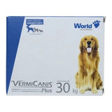 Vermifugo Pet Para Cães 30kg Vermicanis Plus -2 Comprimidos