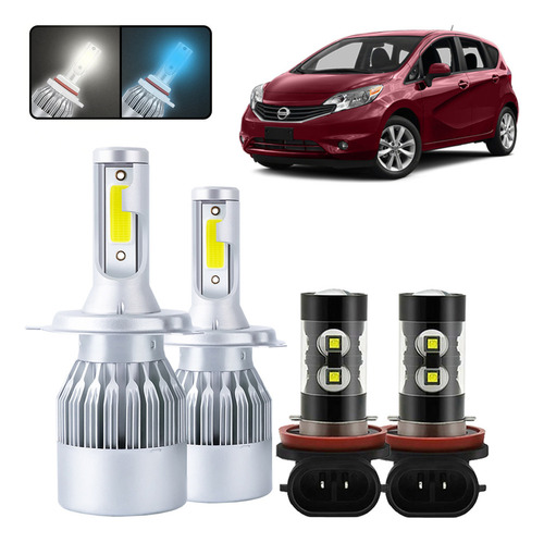 Kit De Focos Led H4 H11 For Nissan Note 2014 2015 2016 2017