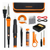 Towot Kit De Soldador, Soldador Electrnico De 60 W De Temper