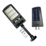 Foco Luz Led Solar Sensor Movimiento + Soporte + Control