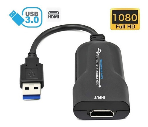 Adaptador Usb 3.0 A Tarjeta De Captura Hdmi Video Audio 4k 1