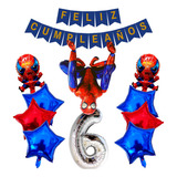 Combo Kit Globos Hombre Araña 3d 3