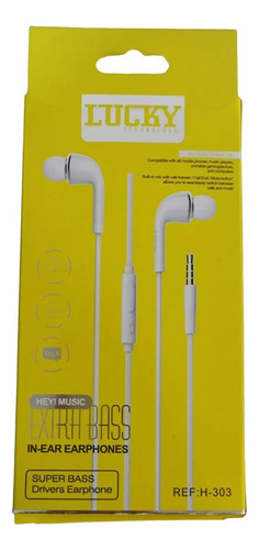 Audífonos Auriculares Control Volumen Jack 3.5mm Micrófono  