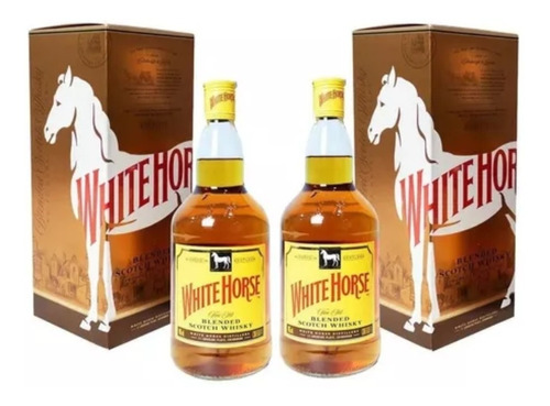 Combo 2 Whisky White Horse Cavalo Branco 1 Litro - Cavalinho