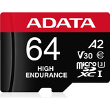 Micro Sd Adata 64 Gb Alta Resistencia Negro