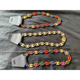 Collares Bling Iced Out Cuban Colors Grillz Hip Hop Rap