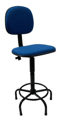 Cadeira Caixa Balcão E Recepção Azul