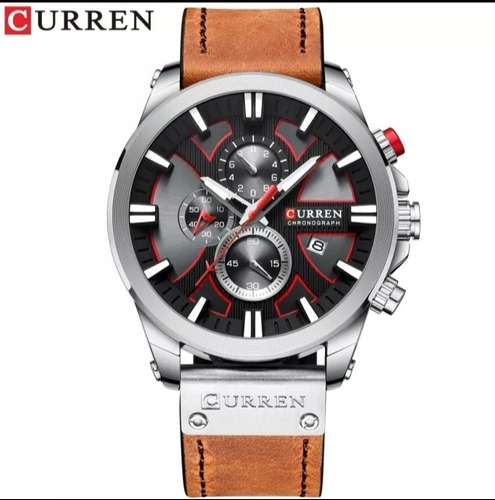 Reloj Curren 8346 Hombre Cuarzo Deportiv Militar Cronógrafo