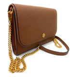 Crossbody Tory Burch Emerson Chain Wallet Cafe Original 