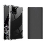 Kit Capa P/ Galaxy S20 Ultra + Pelicula Fosca Privacidade