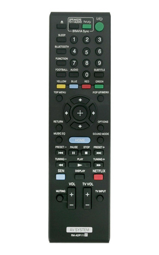 Mando A Distancia Rm-adp111 Para Sony Para Bdv-e4100