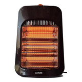 Estufa Halogena Exahome 3 Velas Corte Por Caida 1200w H-305 Negro 220v