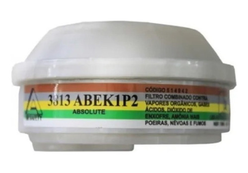 Filtros 3813 Abek1p2 P/ Mascara Absolute - Air Safety