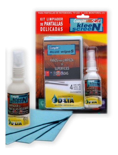 Kit Compitt Kleen Screen Delta Limpieza Pantalla 60cc+4p X6