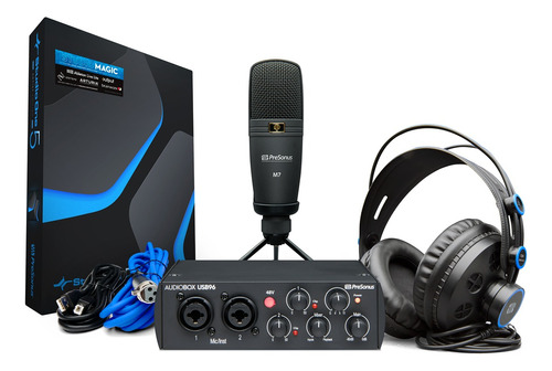 Presonus Audiobox96 Studio 25 Kit De Grabacion Usb Completo