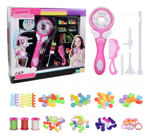 Kit Trenzador De Pelo Automatico Niña Peluqueria Peine