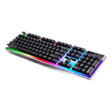 Teclado Gamer Barato G21 De Membrana Con Luces 