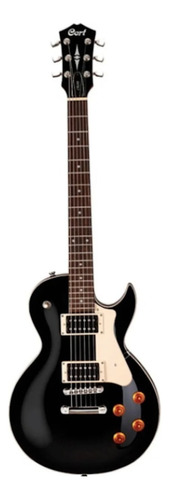 Cort Cr100 Guitarra Electrica Les Paul Negra