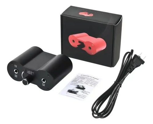 Mini Fuente De Poder + Pedal Para Tatuajes Máquina Rotativas