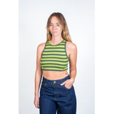 Musculosa Mujer Spy Limited Aloe Crop Top