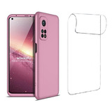 Carcasa Para Xiaomi Mi 10t 10t Pro Gkk + Lamina Hidrogel Color Rosada