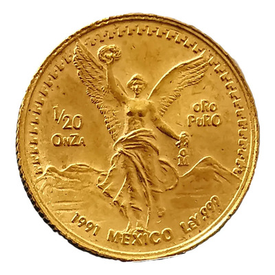 Fracción 1\u002F20 Veinteavo Onza Libertad Oro Puro Satín 1991 | MercadoLibre