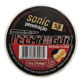 Chumbinho Sonic Gold 5.5mm Penetração C/ 125 Un - Technogun