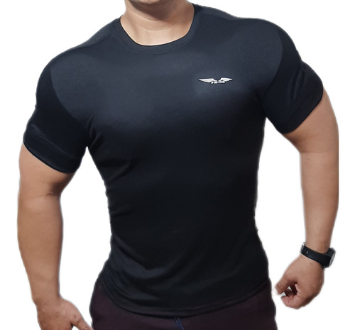 Playera Deportiva Mod. Maximus Acero