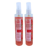 Kit 2 Body Splash Desodorante Colônia Morango 130ml