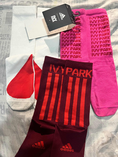 Kit 03 Meias Da Ivy Park adidas