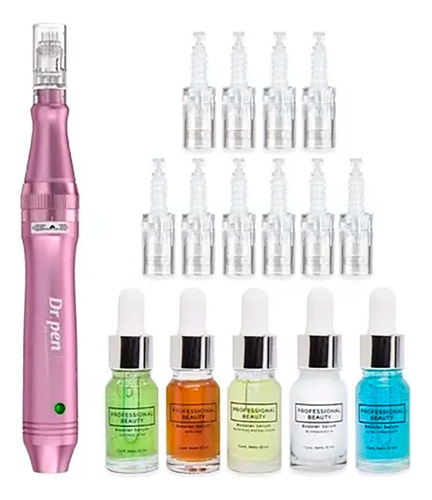 Dermapen Dr Pen M7 + 10 Agujas Nano + 5 Serum - Inalambrico