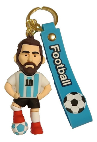 Llavero Importado Lionel Messi Pvc Modelos Varios