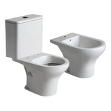 Juego Veneto Ferrum Inodoro Largo Deposito Bidet 1 Orificio