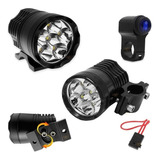 Farol De Milha Moto Led Projetor 60w Cada A Prova D'água !!