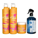 Kit Pós Quimica Troia Hair Nanofixer Fortificante + Kit Diva