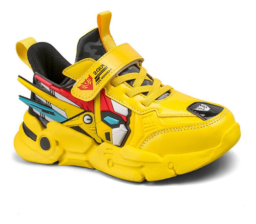 Zapatillas Deportivas Casuales Para Niños De Color Transpira