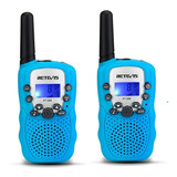 Radio Comunicador 2 Peças Azul Brinquedo Divertido