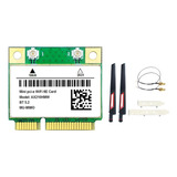 Conjunto De Tarjeta Wifi Ax210hmw Y Antena Wifi 6e Pci-e Ax2