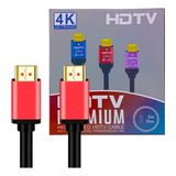 Cable 5 Metros Hdtv 4k Alta Velocidad Hdmi Full Hd