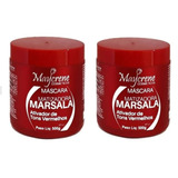 2 Máscara Matizadora Marsala Maycrene 500g